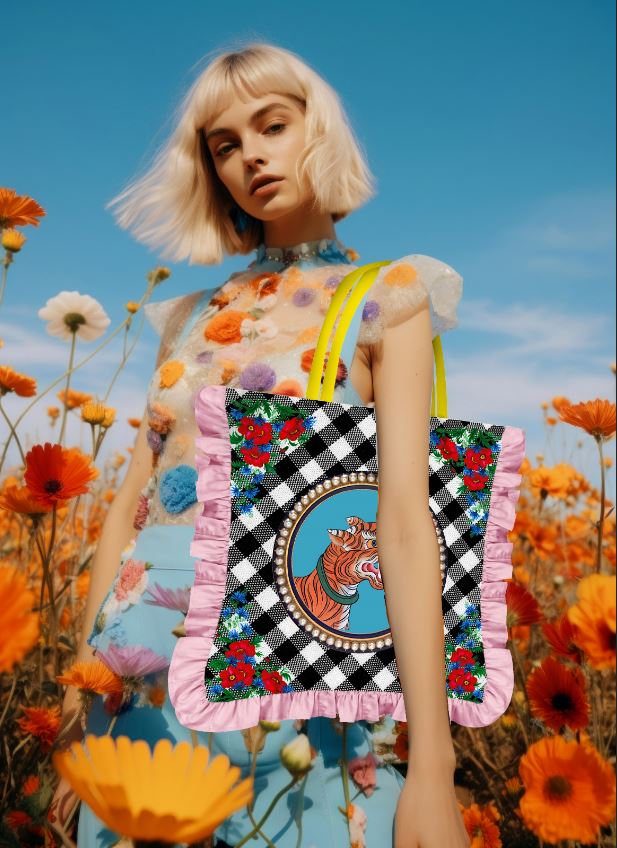 Mouchkine Sac Cabas froufrous -  Baguera