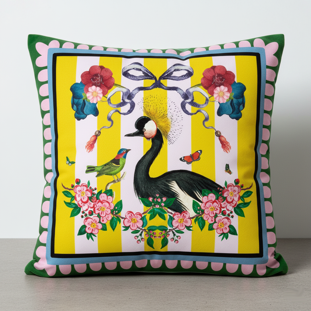 Mouchkine jewelry cushions housse de coussin printemps 40x40cm