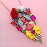 mouchkine jewelry pop art jesus kitsch and chic colorful necklace
