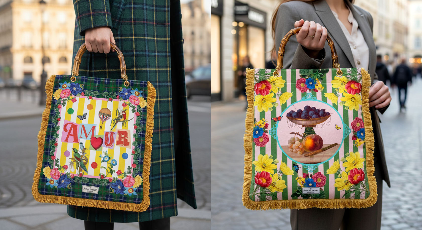 sacs poighnées bambou