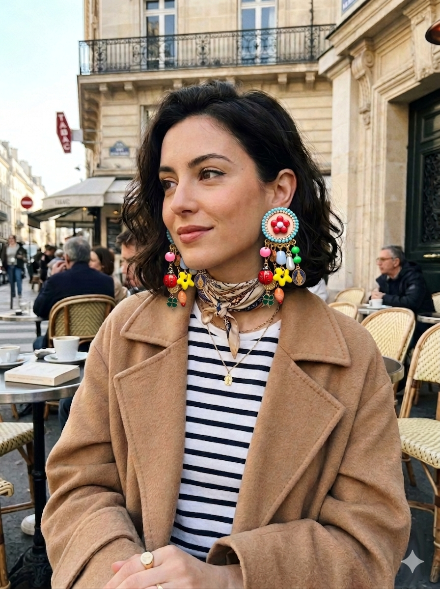 boucles d'oreilles celebration Mouchkine bijoux made in France