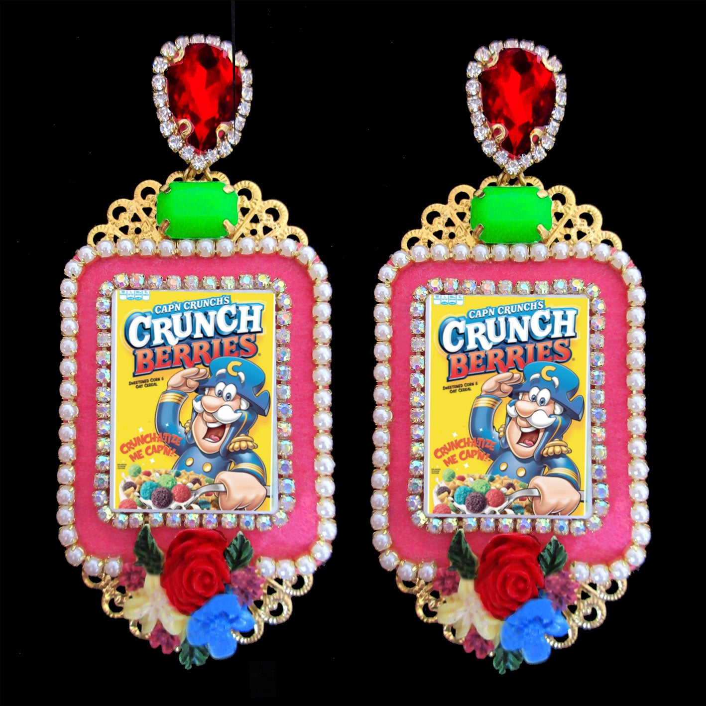 mouchkine jewelry pop culture chic and trendy 80's earrings, made in france.
