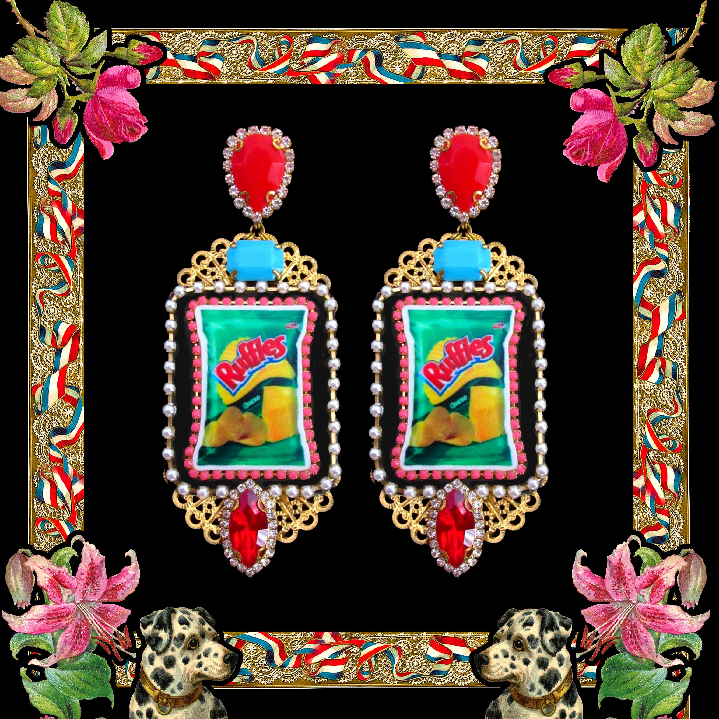 mouchkine jewelry made in france pop culture fashion earrings