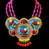 Mouchkine Jewelry handmade couture statement floral Necklace