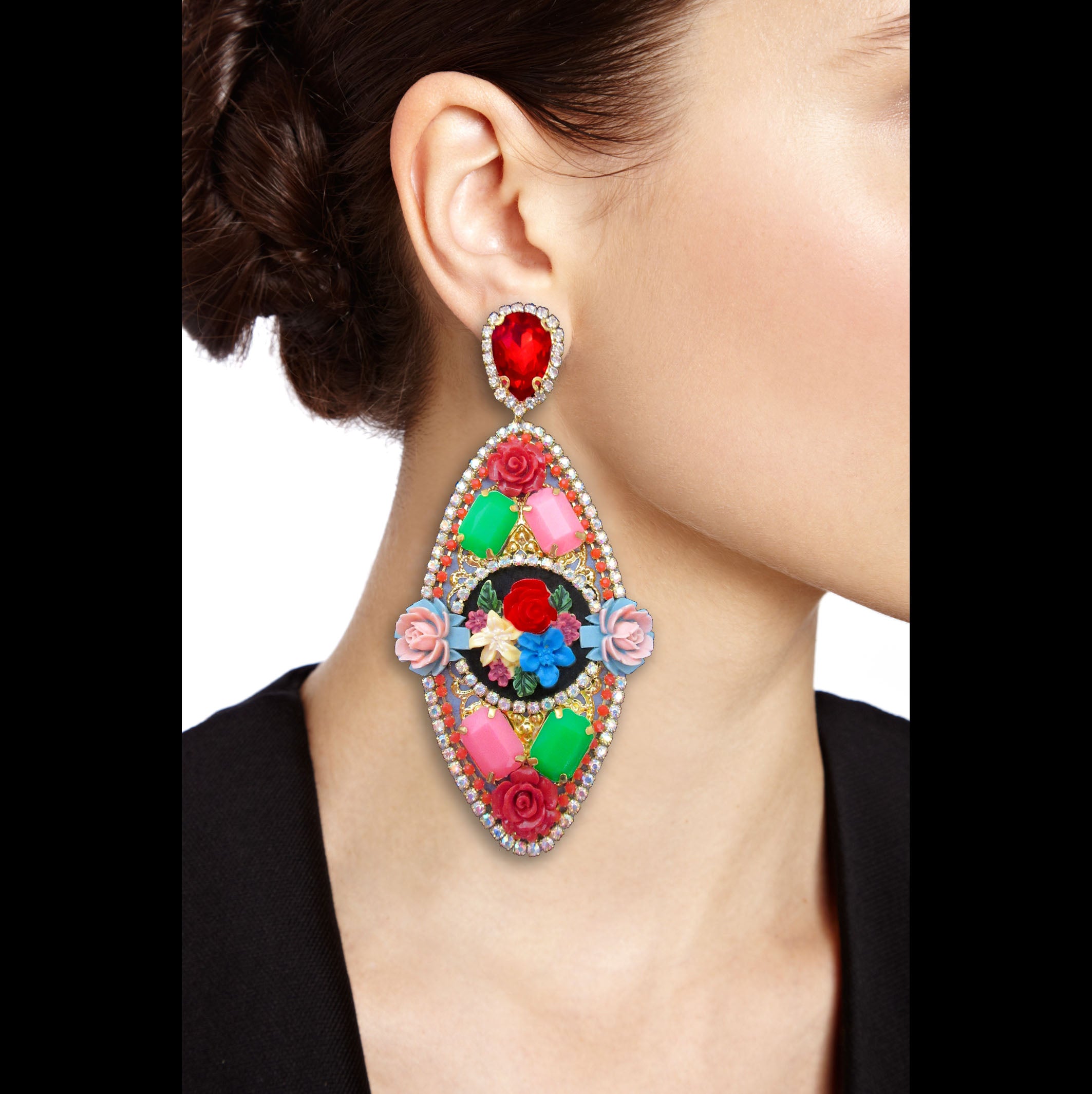 ine Jewelry haute couture earrings. Ultra chic and trendy couture jewel made in france.