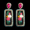 mouchkine jewelry floral baroque chic and trendy handmade in france earrings