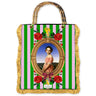 mouchkine jewelry luxury velvet bag painting girl baroque sac à main chic en velour anses bambou